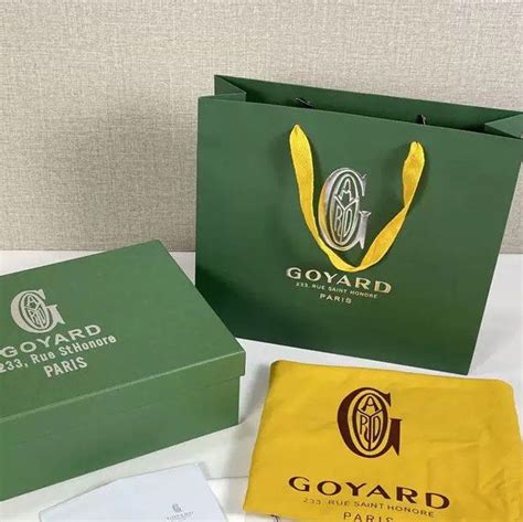 goyard packaging.